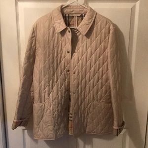Authentic Burberry Quilted Check Jacket